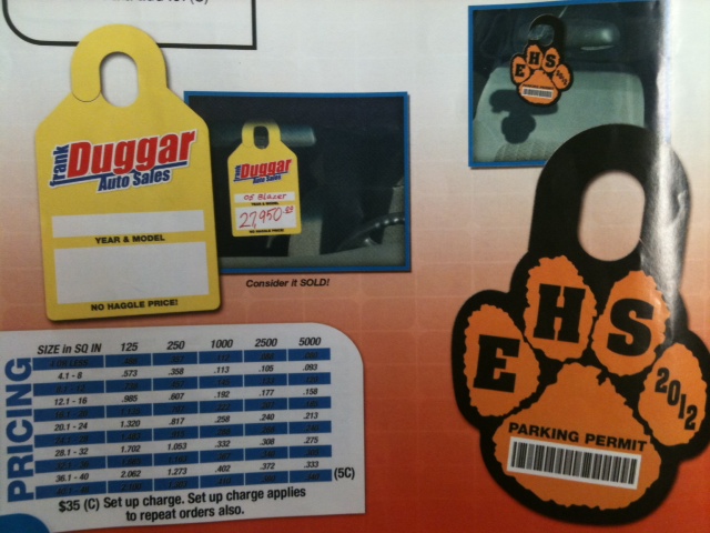 Door Hangers & Parking Permits