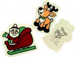 JNK-0701 Christmas Erasers in Assorted Designs