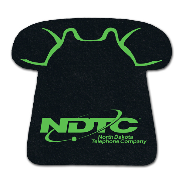 AM-FT4TL Telephone Shaped Recycled Tire Coaster