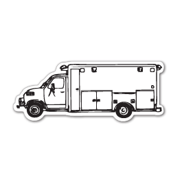Ambulance 2 Thin Stock Magnet
GM-MMB3122