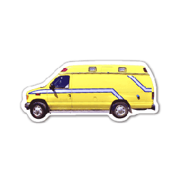 Ambulance Thin Stock Magnet
GM-MMB3089
