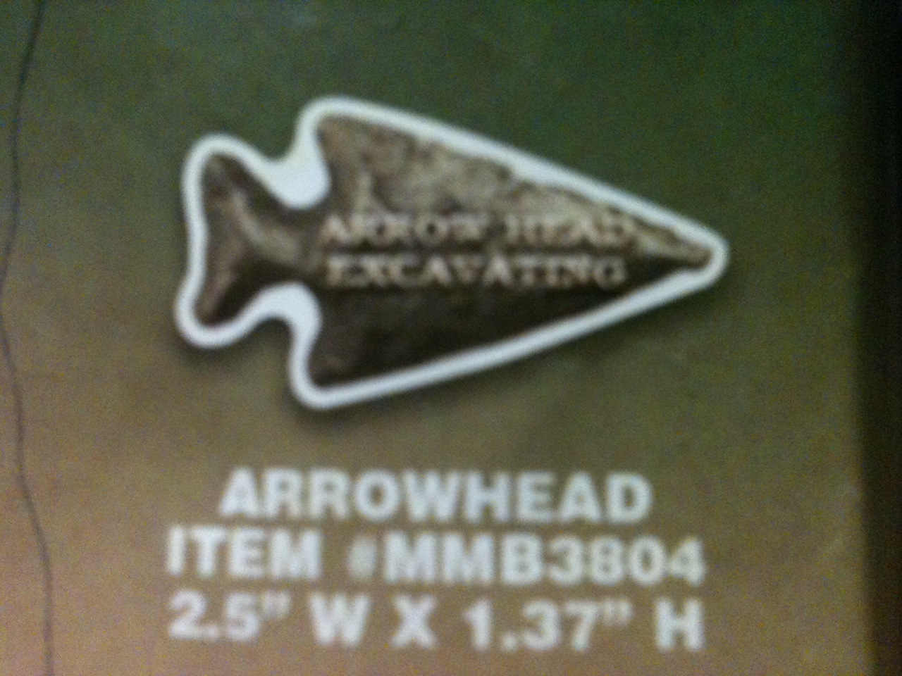 Arrowhead Thin Stock Magnet
GM-MMB3804