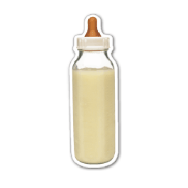 Baby Bottle Thin Stock Magnet GM-MM3000