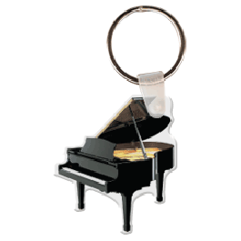 Baby Grand Piano Key Tag GM-KT18028