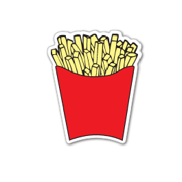 Bag of French Fries Thin Stock Magnet
GM-MMB3041