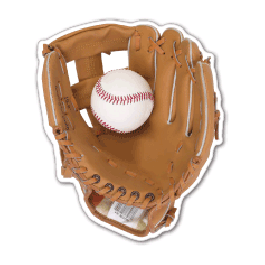 Baseball Mitt Glove Thin Stock Magnet GM-MMC3127