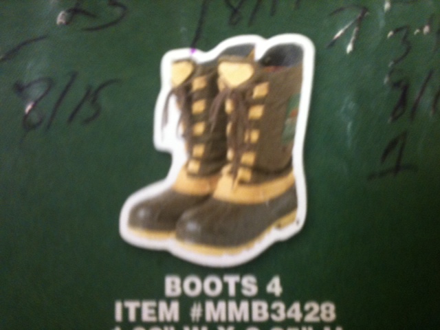 Boot 4 Thin Stock Magnet GM-MMB3428