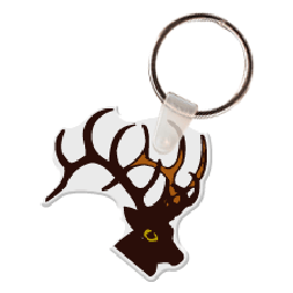 Deer Head Buck Key Tag GM-KT18078