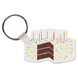 Birthday Cake w/ Sprinkles Key Tag GM-KT18038
