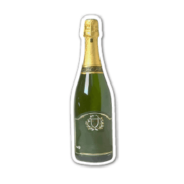 Champagne Bottle Thin Stock Magnet
GM-MMA3028