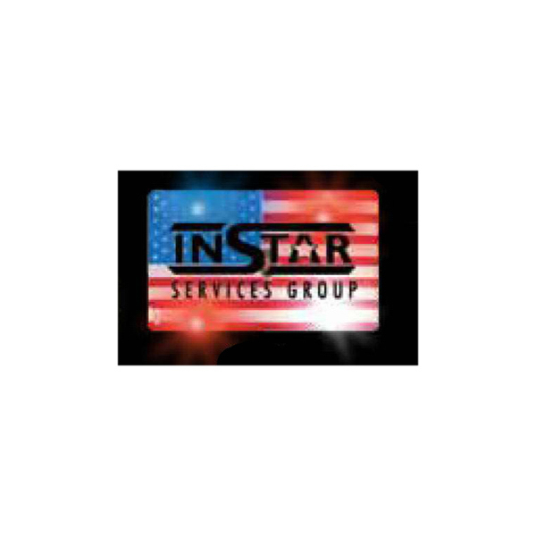 CM-C-216 Patriotic Design Flashing LED Glow Button