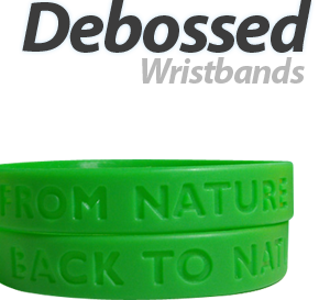 USM-DEBW Debossed Wristbands