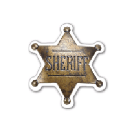 Sheriff Badge Thin Stock Magnet
GM-MMA3719