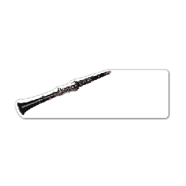 Clarinet Thin Stock MagnetGM-MMC3675