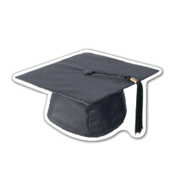 Graduation Cap Thin Stock Magnet
GM-MMC3679