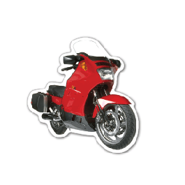 Motorcycle 2 Thin Stock Magnet GM-MMC3614