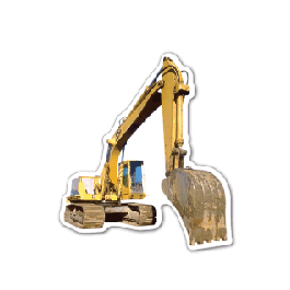 Excavator 1 Thin Stock Magnet
GM-MMD3618