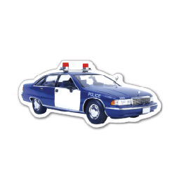 Police car 2 thin Stock Magnet
GM-MMB3629