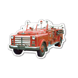 Fire Truck 4 Thin Stock Magnet
GM-MMC3662