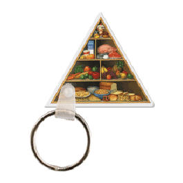 Food Pyramid Key Tag GM-KT18222