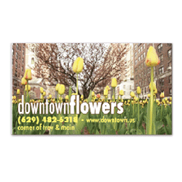 GM-BCM-FLOR Florist Shop Business Card Magnet