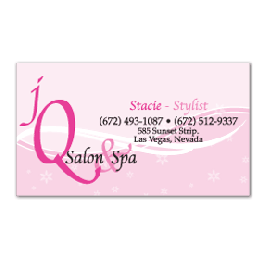 GM-BCM-SPA Salon and Spa Business Card Magnet