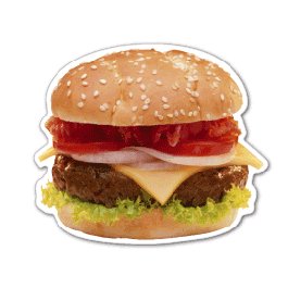 Hamburger Thin Stock Magnet
GM-MMD3047