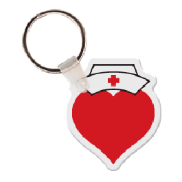 Heart with Nurse Hat Key Tag GM-KT18268