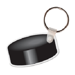 Hockey Puck Key Tag GM-KT18273