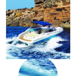 Ski Boat Sublimated Hugger GM-HGFC-SKB