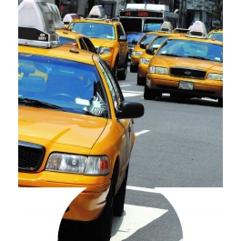 Taxi Cabs Sublimated Hugger GM-HGFC-TXC