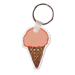 Ice Cream Cone Key Tag GM-KT18281