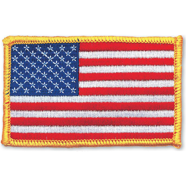 Stock American Flag Patch