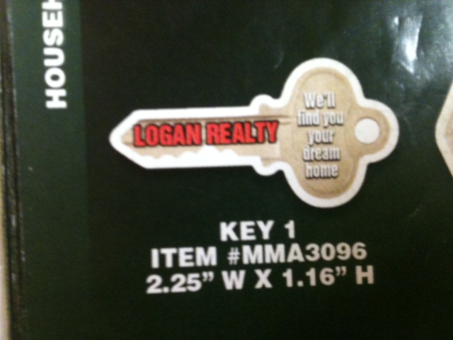 Key 1 Thin Stock Magnet GM-MMA3096
