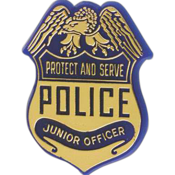KK-A-37 Stock Police Plastic Lapel Pin