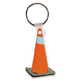 Construction Cone Key Tag GM-KT18144