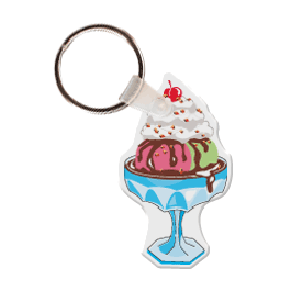 Ice Cream Sundae Key Tag GM-KT18282