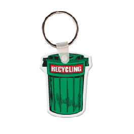Recycling Trash Can Key Tag GM-KT18423