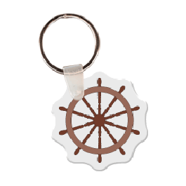 Ships Wheel Key Tag GM-KT18453