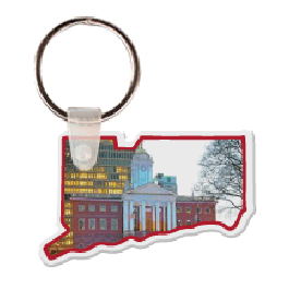 Connecticut Shape Key Tag GM-KT18575