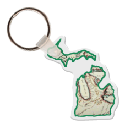 Michigan Shape Key Tag GM-KT18590