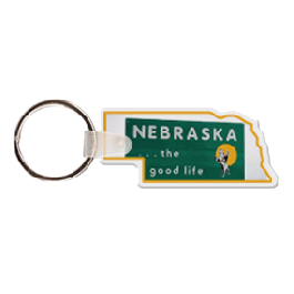 Nebraska Shape Key Tag GM-KT18595