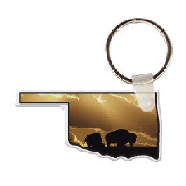 Oklahoma Shape Key Tag GM-KT18604