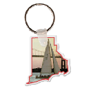 Rhode Island Shape Key Tag GM-KT18607