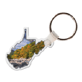 West Virginia Shape Key Tag GM-KT18616