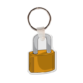 Padlock Key Tag GM-KT18358