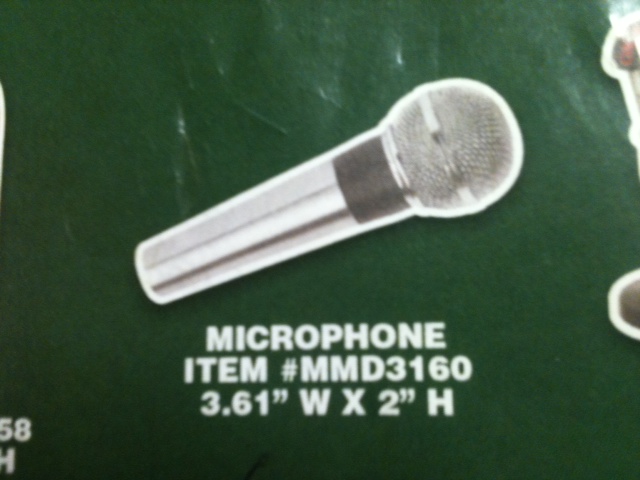 Microphone Thin Stock Magnet
GM-MMD3160