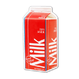Milk Carton Thin Stock Magnet GM-MMD3052