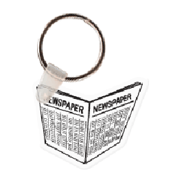 Newspaper Key Tag GM-KT18332