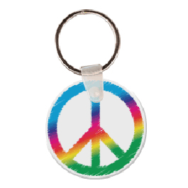 Peace Sign Key Tag GM-KT18371